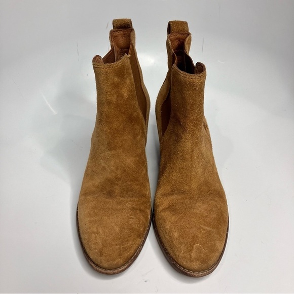 Madewell the Regan Boots pull on suede cognac size 8 - Picture 2 of 9